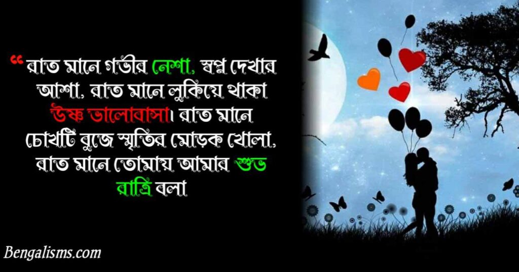 good night bangla shayari